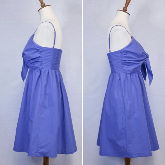 🚨SOLD🚨 Easel Periwinkle Blue Bodice Tie Dress SM - Picture 2 of 7